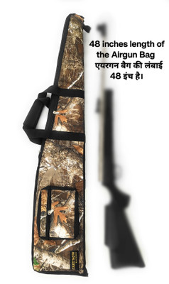 START NOW Air Rifle Gun Bag Precihole Size (Leaf Camo)| Soft Rifle Cover Pistol/Gun Cover Free Size(White)