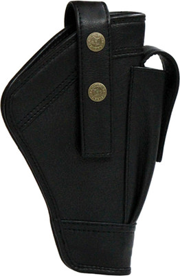 Wego We-Go Genuine Leather Pistol/Gun Cover Free Size(Black)