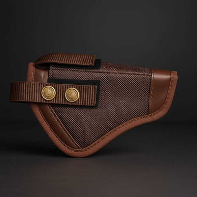 JGG Jain Gift Gallery Pistol Cover, 18 cm x 13 cm Carry Case/Cover Free Size Pistol/Gun Cover Pistol/Gun Cover Free Size(Brown)