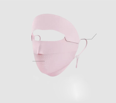 PALAY UV Face Covering UPF 50 Plus Sun Protection Mask for Women Washable Reusable Use Bag Cover Free Size(Pink)
