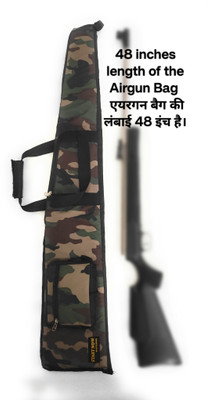 START NOW Air Rifle Gun Bag Precihole Size (Woodland Camo) | Soft Rifle Cover Pistol/Gun Cover Free Size(White)