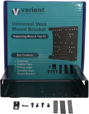 Varinet Dell Tiny PC Compatible Veas Mounting Bracket All Monitor Support CPU Holder(Iron)