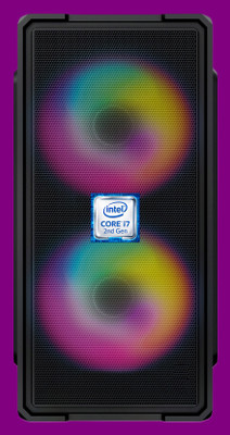 Longan Intel Core i7 (2nd Gen) [4 Cores, 8 Threads, 8MB Cache, Up to 3.80 GHz] [KJW-N5] Intel Core i7 - 2600 Quad Core Processor | Gaming Desktop with RGB Fans (8 GB RAM/Intel Ultra HD Graphics/256 GB SSD Capacity/Windows 11 Pro) Gaming Tower with MS Office
