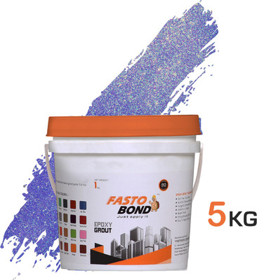 Fastobond Full Glitter 5 Kg Epoxy Tile Grout 3 Components Sp.Blue Crack Filler(5 kg)