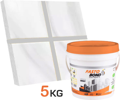 Fastobond 5 Kg Epoxy Tile Grout 3 Components Light gray Solid Crack Filler(5 kg)