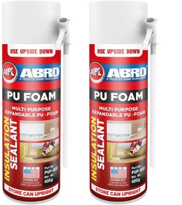 ABRO PUF-450 DIY PU Foam Sealant Spray White for Repair Bigger Wall Filing Crack Filler(400 g)