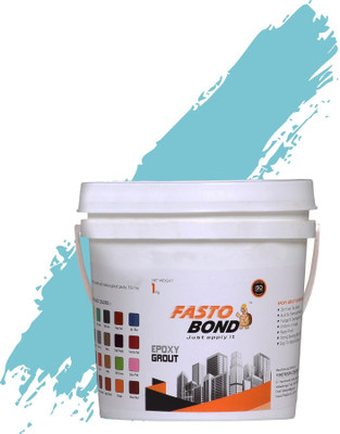 Fastobond Epoxy Tile Grout 3 Components SKY BLUE COLOR Crack Filler(1 kg)