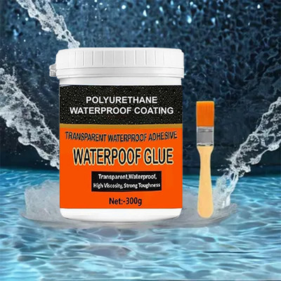 qwera Invisible Waterproof Glue Clear Gel Paint No Leak Strong Crack Filler Adhesive(300 g)