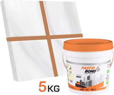 Fastobond 5 Kg Epoxy Tile Grout 3 Components Beige Solid Crack Filler(5 kg)