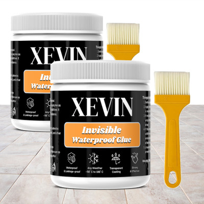 Xevin Transparent Waterproof Glue for Roof Water Leakage Sealant Epoxy Liquid Solution Crack Filler(600 ml)