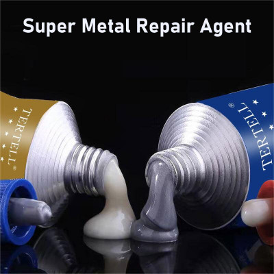 Quixi Metal Repair Paste Set - Permanent Solution for Repairing Metal Caster Glue Crack Filler(100 g)