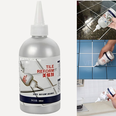 Moksh Enterprise Tiles Gap Filler Waterproof Grout Sealant Agent Crack Filler Crack Filler(280 ml)