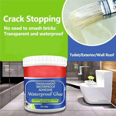 NILHARI Transparent Waterproof Glue for Roof Leakage /Crack Seal Agent Pack Of 4 Crack Filler(300 g)