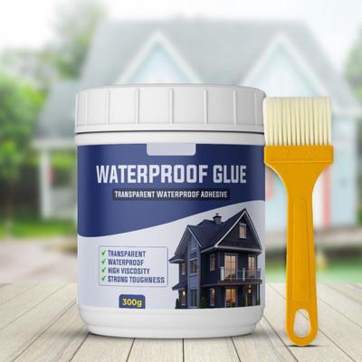 LE Transparent Waterproof Glue for Roof Water Leakage Glue Sealant Liquid Solution Crack Filler(300 ml)