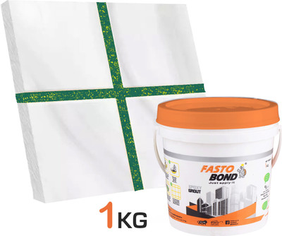 Fastobond 1 Kg Epoxy Tile Grout 3 Components Green Golden Crack Filler(1 kg)