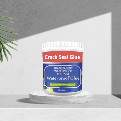 KM CREATION Crack Seal Transparent Adhesive Waterproof Glue for Roof Water Leakage Solution Adhesive(300 g)