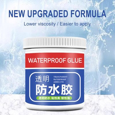 Hoaxer Quick-Drying Invisible Waterproof Sealant, Water- Based Crack Filler(300 ml)