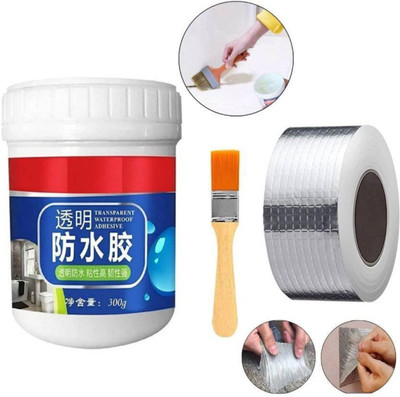 NILHARI Transparent Crack Seal Adhasive Glue With Brush For Water Leakage Solution Crack Filler(300 g)