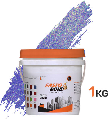 Fastobond Full Glitter 1 Kg Epoxy Tile Grout 3 Components Sp.Blue Crack Filler(1 kg)