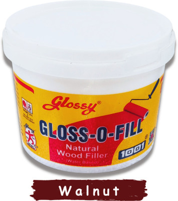 Glossy Gloss-O-Filler Natural Wood Filler|Water Based|eco-Friendly|Walnut Color Crack Filler(1 kg)