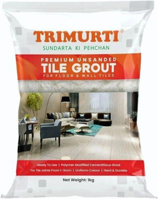 Trimurti Sky Blue Premium Tile Grout Hard & Durable Ready to Use for Wall & Floor Crack Filler(1 kg)