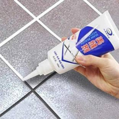 F8WARES Tiles Gap Filler Waterproof Crack Grout Gap Sealer Agent Silicone Sealant Crack Filler(180 ml)