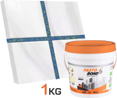 Fastobond 1 Kg Epoxy Tile Grout 3 Components Shapare Golden Crack Filler(1 kg)