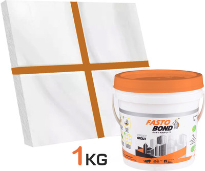 Fastobond 1 Kg Epoxy Tile Grout 3 Components Sand stone Solid Crack Filler(1 kg)