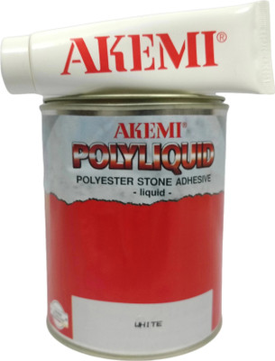 Akemi Polyester Stone Adhesive (Polyliquid White) [1.5 KG] Crack Filler(1.5 kg)