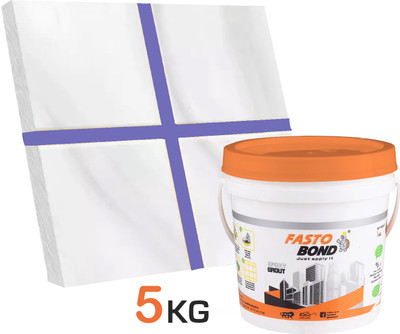 Fastobond 5 Kg Epoxy Tile Grout 3 Components Alpen blue Solid Crack Filler(5 kg)