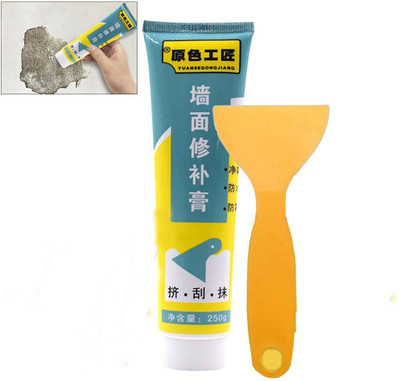 crownsmill Wall Crack Repair with Scraper | Wall Mending Agent Quick and Easy Solution Crack Filler(250 g)