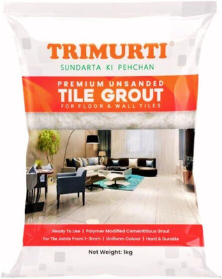Trimurti Aquamarine Premium Tile Grout Hard & Durable Ready to Use for Wall & Floor Crack Filler(1 kg)