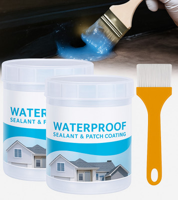 Zx pack of 2Transparent Waterproof Glue for Roof Water Leakage Glue Sealant Liquid Crack Filler(300 g)