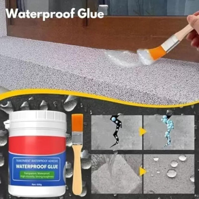 MetriteINDIA Crack Seal Transparent Waterproof Glue for Roof Water Leakage Solution Crack Filler(300 g)