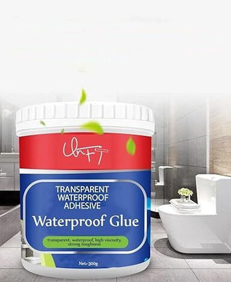 romj Transparent Crack Seal Glue with brush Leaking Sealant Window Crack Transparent Crack Filler(300 g)