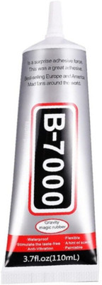 lacetex B-7000 Multi-Purpose Strong Adhesive Glue Waterproof Clear Bond 110ml Adhesive(110 ml)