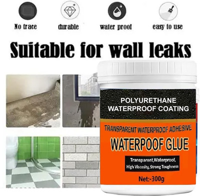 qwera Transparent Invisible Waterproof Glue Clear Strong Crack Filler Adhesive(300 g)
