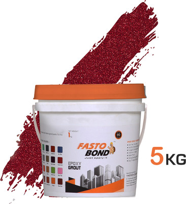 Fastobond Full Glitter 5 Kg Epoxy Tile Grout 3 Components Sp.Red Crack Filler(5 kg)