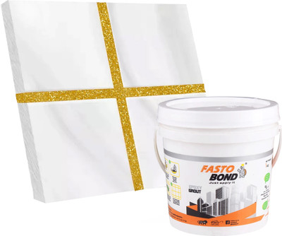 Fastobond Glitter Epoxy Tile Grout 3 Components Yellow Golden Crack Filler(1 kg)