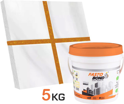 Fastobond 5 Kg Epoxy Tile Grout 3 Components Sand stone Golden Crack Filler(5 kg)