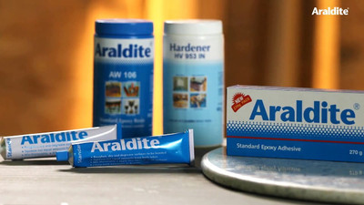 Araldite Arldite standard Epoxy Adhesive with Measuring Tapes Crack Filler(180 g)