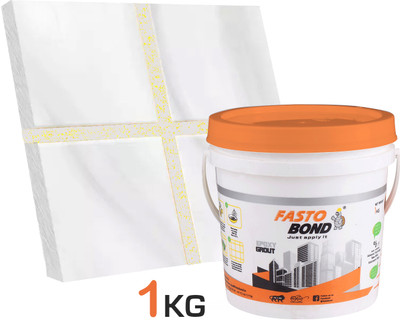 Fastobond 1 Kg Epoxy Tile Grout 3 Components White Golden Crack Filler(1 kg)