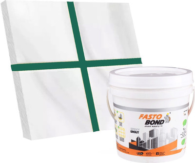 Fastobond Epoxy Tile Grout 3 Components GREEN COLOR Crack Filler(1 kg)
