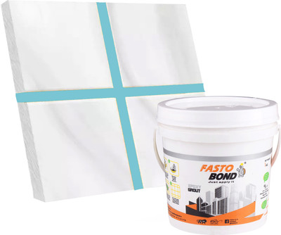 Fastobond 5 Kg Epoxy Tile Grout 3 Components Dark brown Solid Crack Filler(5 kg)
