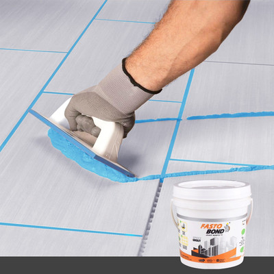 Fastobond Epoxy Tile Grout 3 Components BLUE COLOR Crack Filler(1 kg)