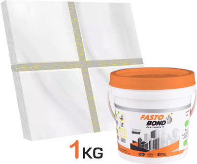 Fastobond 1 Kg Epoxy Tile Grout 3 Components Steel gray Golden Crack Filler(1 kg)
