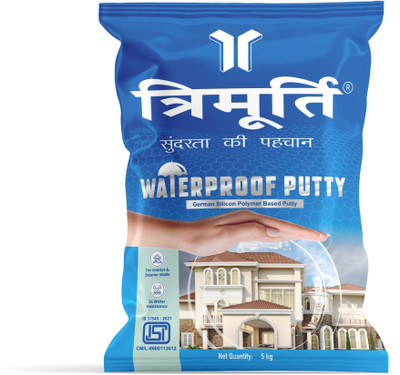 Trimurti Waterproof Wall Putty German Silicon Polymer Based Putty Crack Filler(5 kg) deal from flipkart