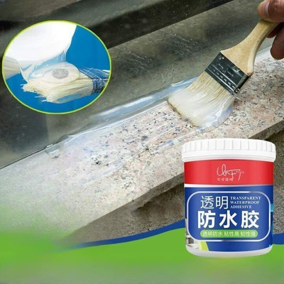 STORE MMART Waterproof Crack Seal Glue 300ML with brush Leaking Sealant Window Crack Adhesive(300 g)