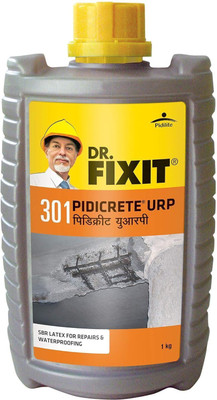 DR FIXIT 301 SBR Latex Pidicrete URP, SBR Latex For Waterproofing & Repairs - 1Kg (Grey) Crack Filler(1 kg)