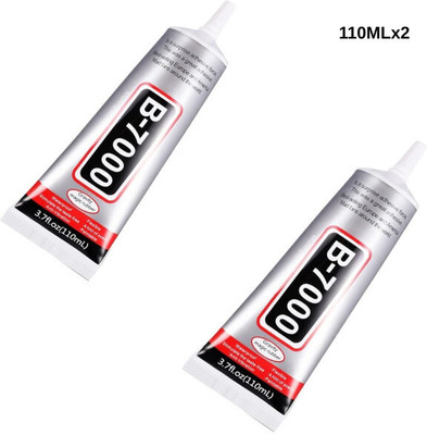 Didment B7000 Multi Purpose Adhesive Glue 110ml Pack of 2 for Mobile Repair and Crafts Crack Filler(200 g)